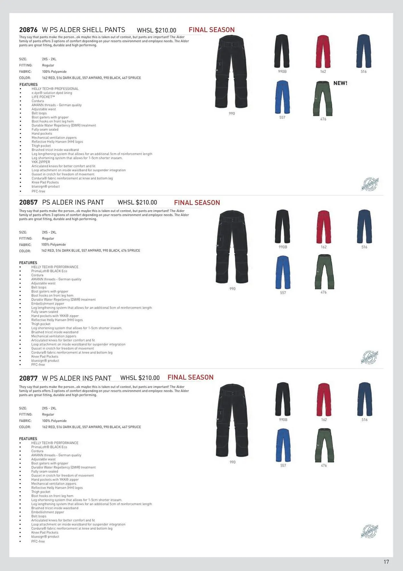 Helly Hansen flyer from September 11 to February 28 2026 - flyer page 17