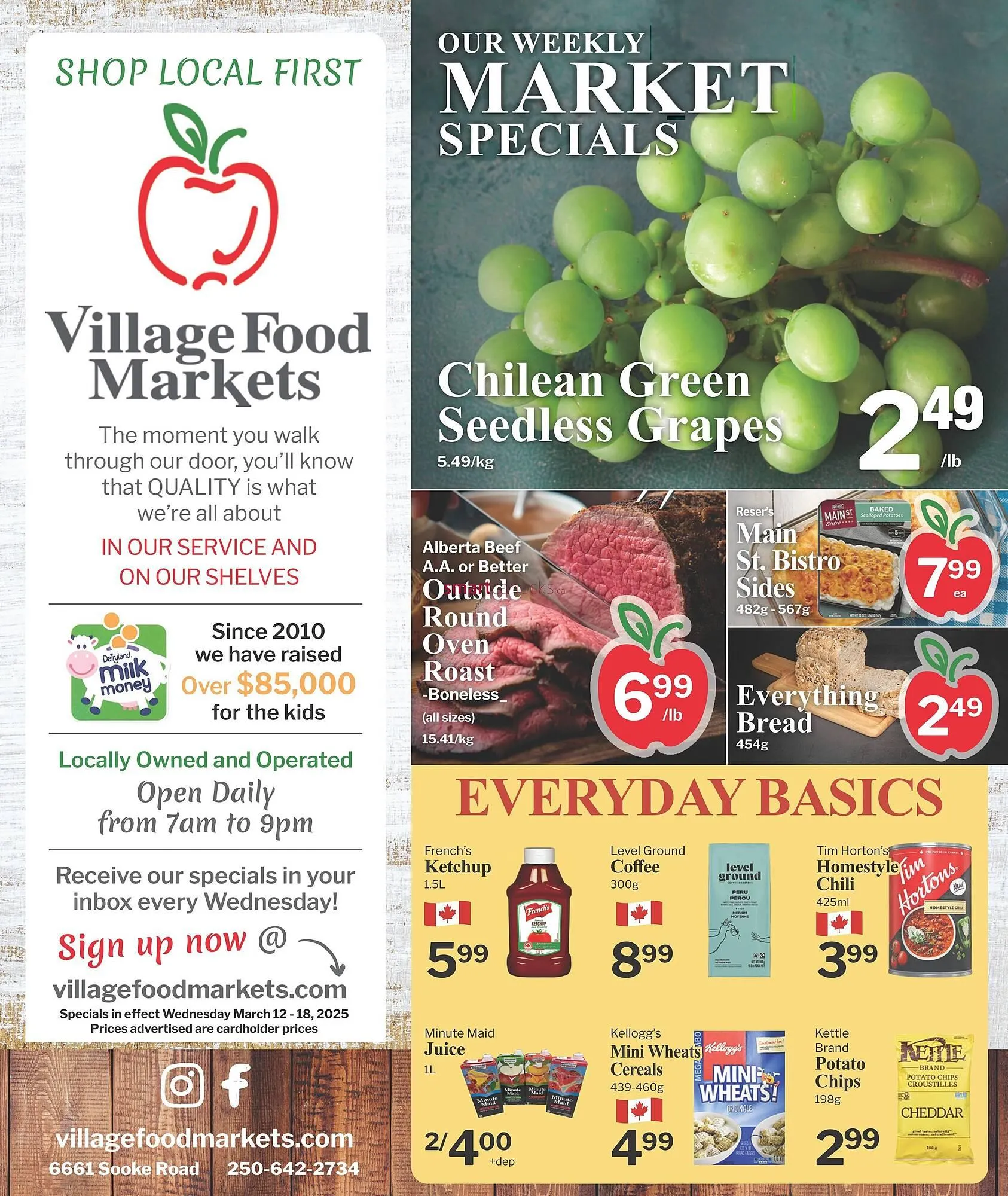 Village Food Markets flyer - 1