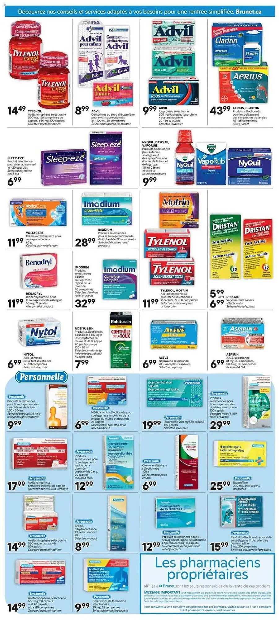 Brunet flyer from September 18 to September 25 2025 - flyer page 3