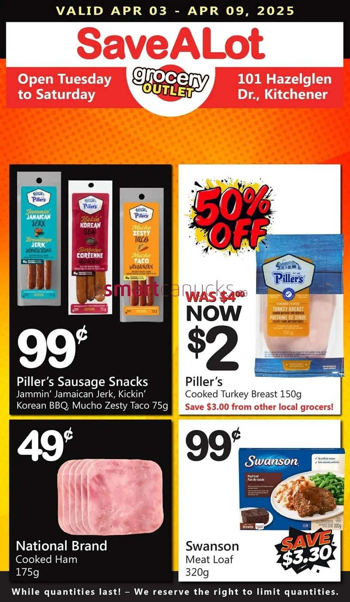 Save on Foods flyer from April 11 to April 17 2025 - flyer page 1