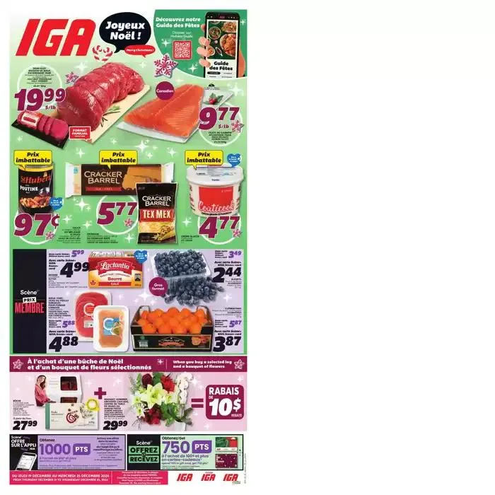 Quebec from December 19 to December 25 2024 - flyer page 1