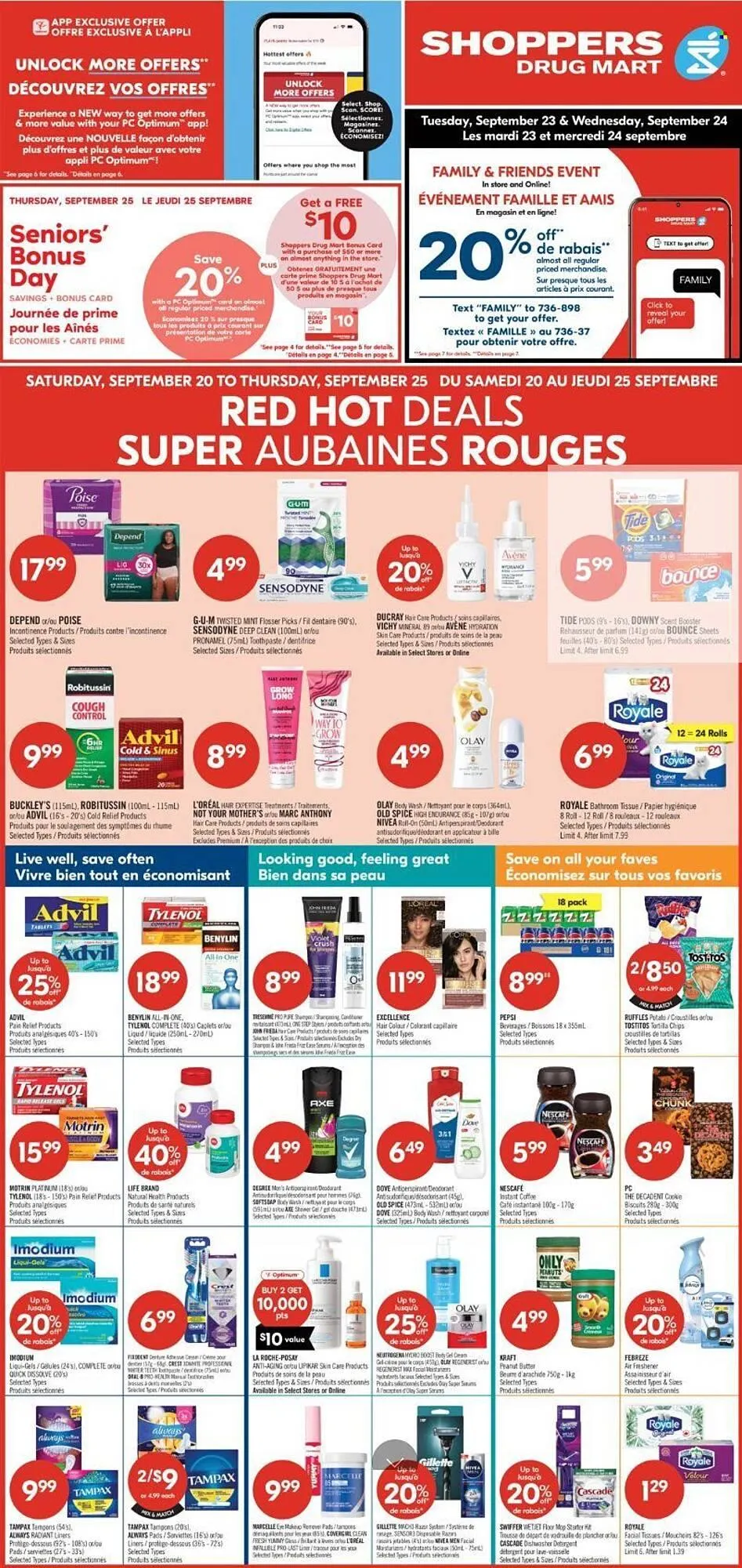 Shoppers Drug Mart flyer from September 20 to September 25 2025 - flyer page 1