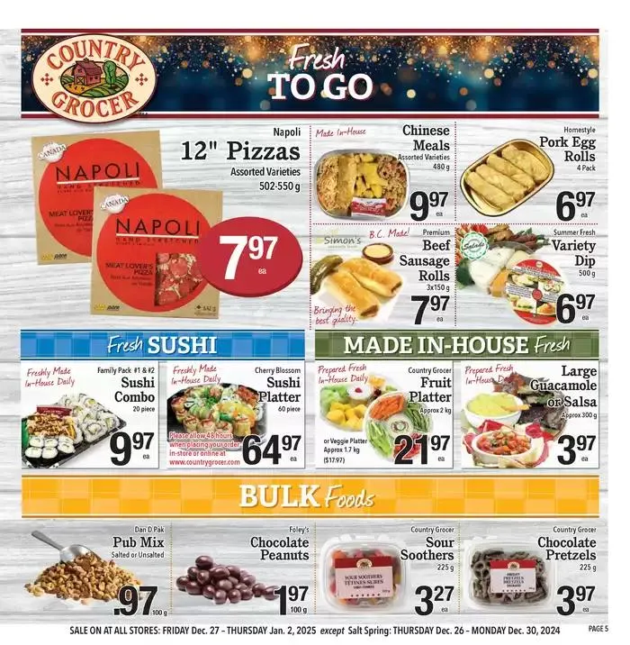 Great offer for all customers from December 26 to January 9 2025 - flyer page 5