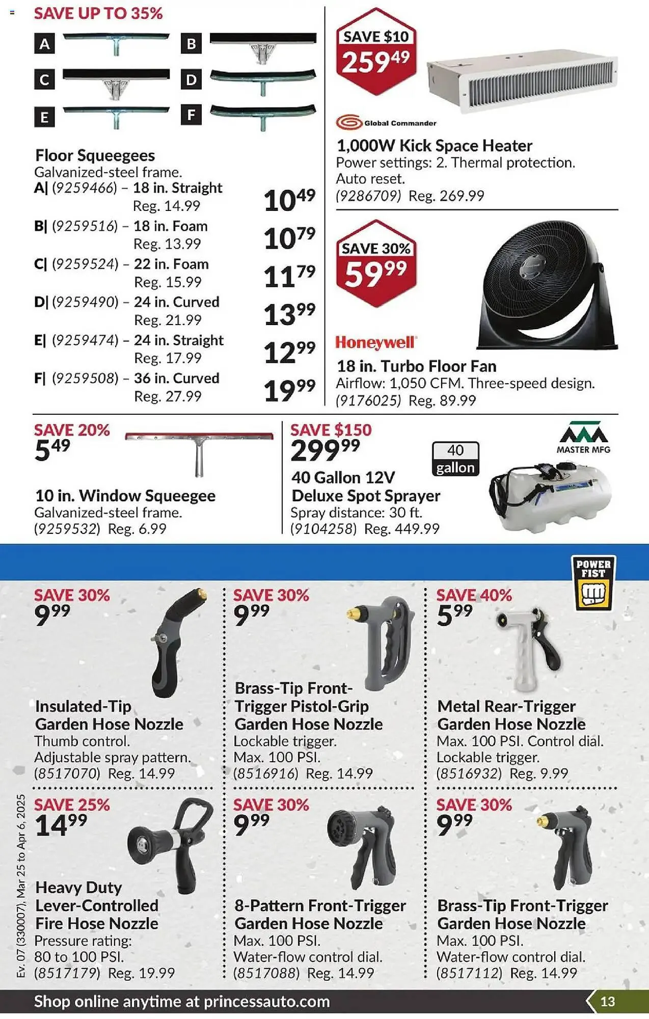 Princess Auto flyer from March 25 to April 6 2025 - flyer page 18