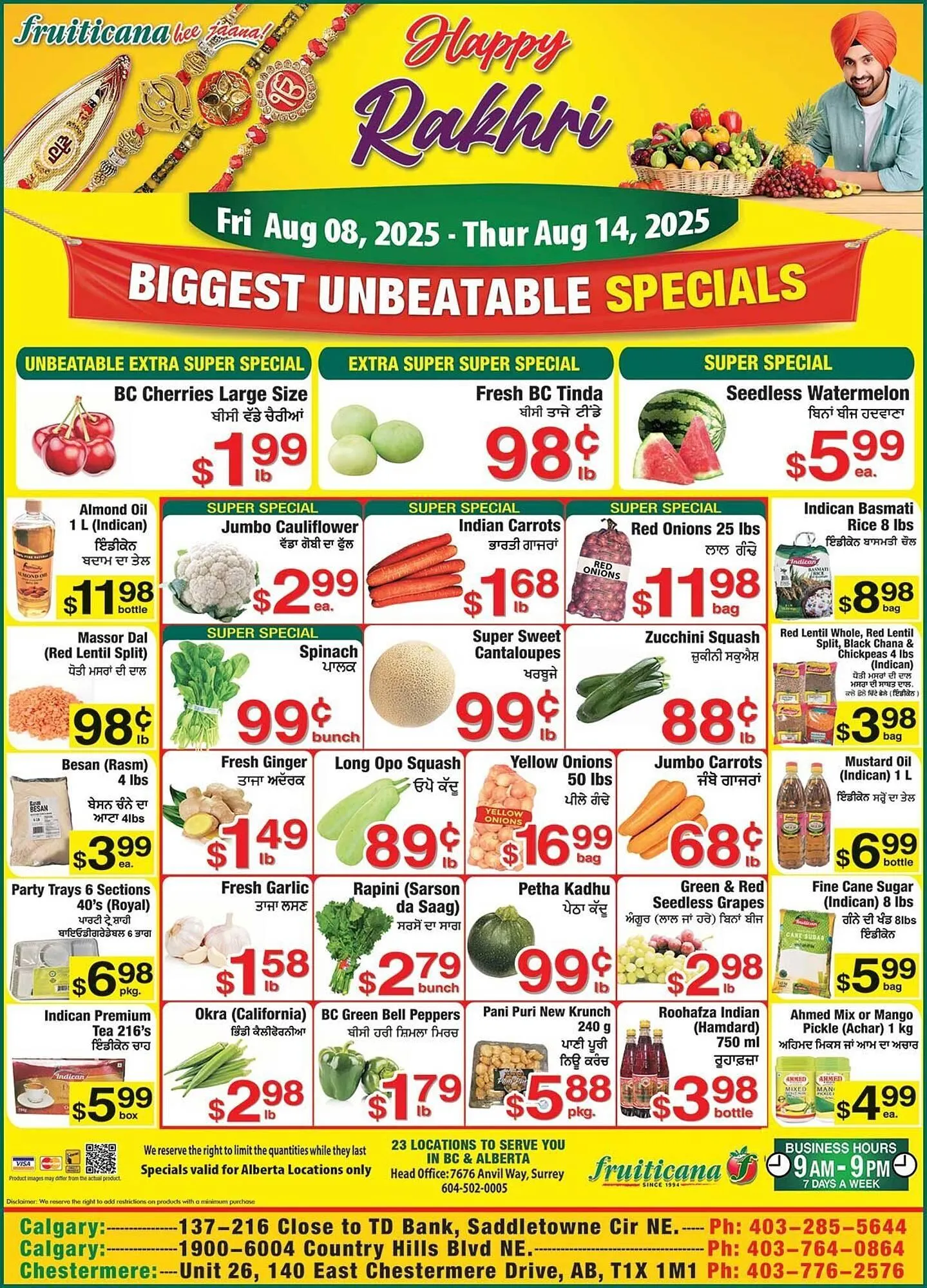 Fruiticana flyer from August 8 to August 22 2025 - flyer page 1