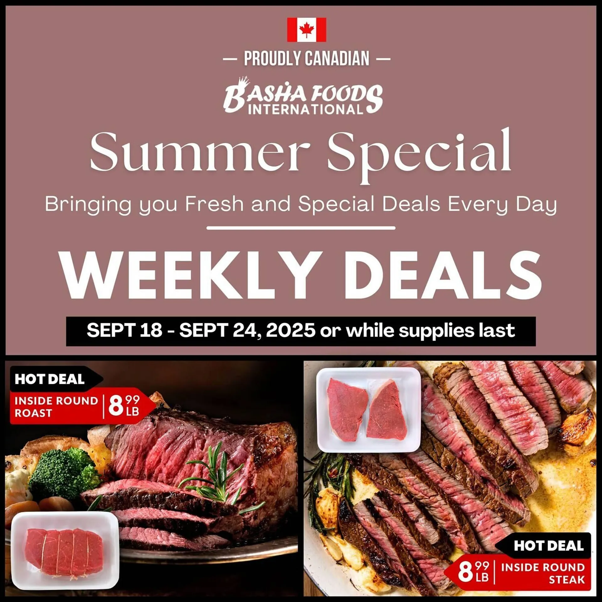 Basha Foods flyer from September 18 to September 22 2025 - flyer page 1