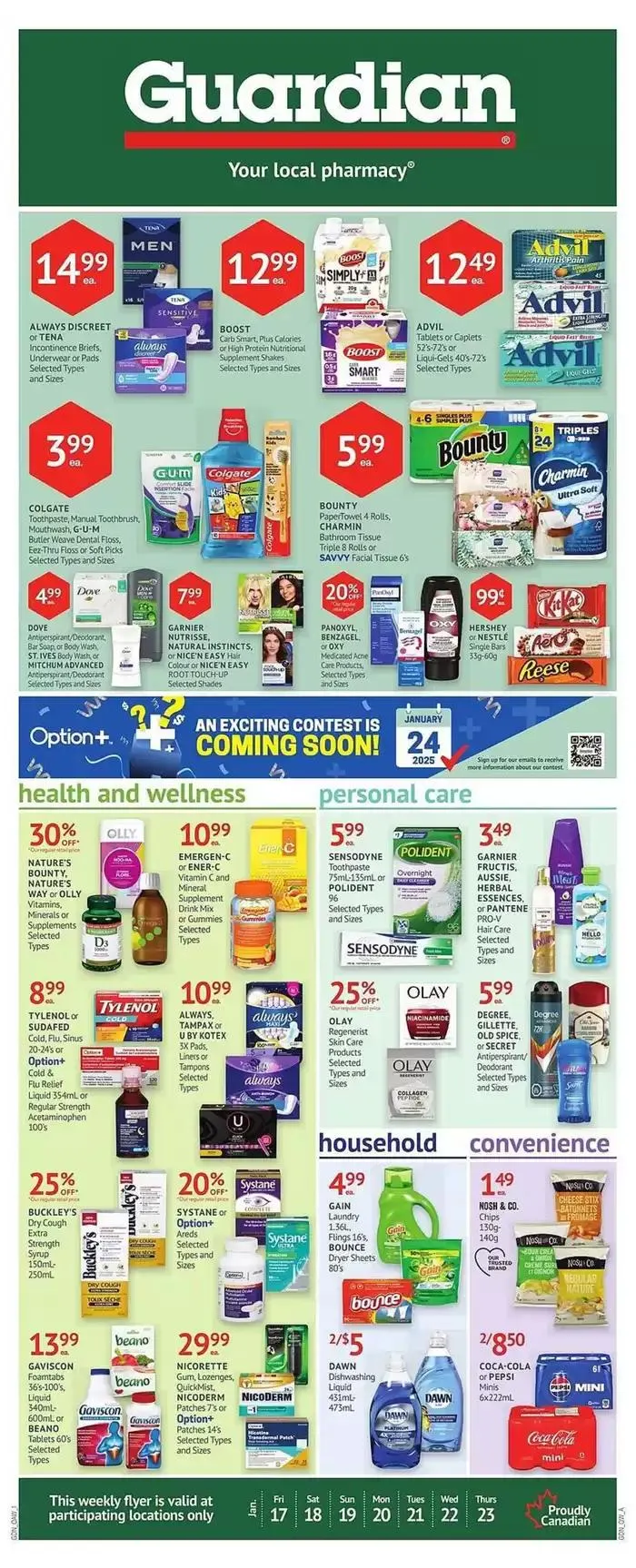Guardian Pharmacy weekly flyer - 1