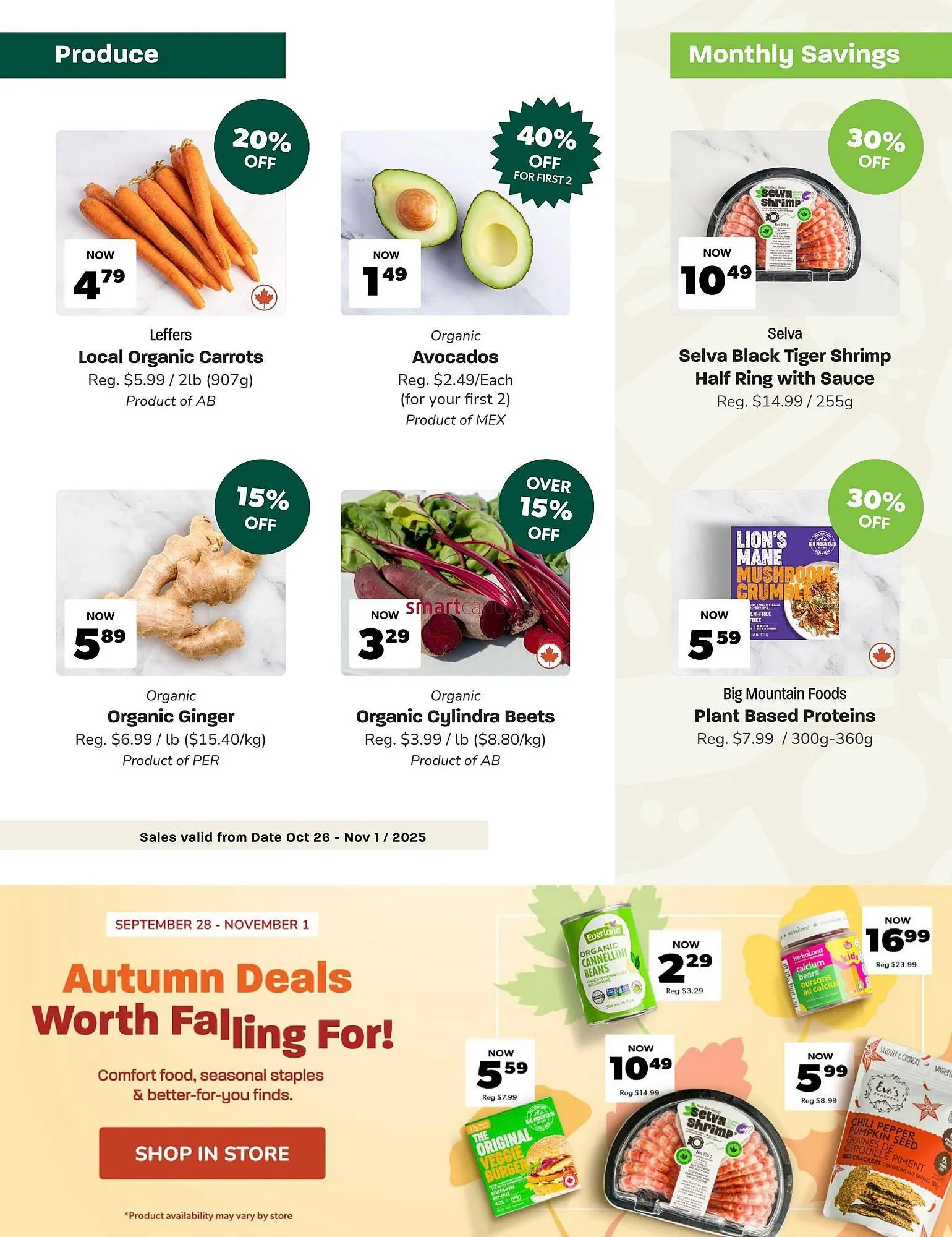 Blush Lane Organics flyer from October 26 to November 1 2025 - flyer page 2
