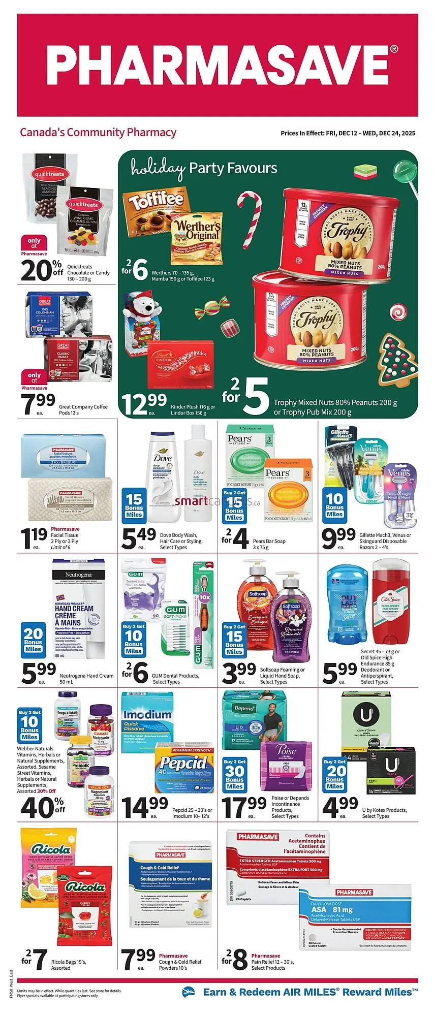 Pharmasave flyer from December 11 to December 17 2025 - flyer page 1
