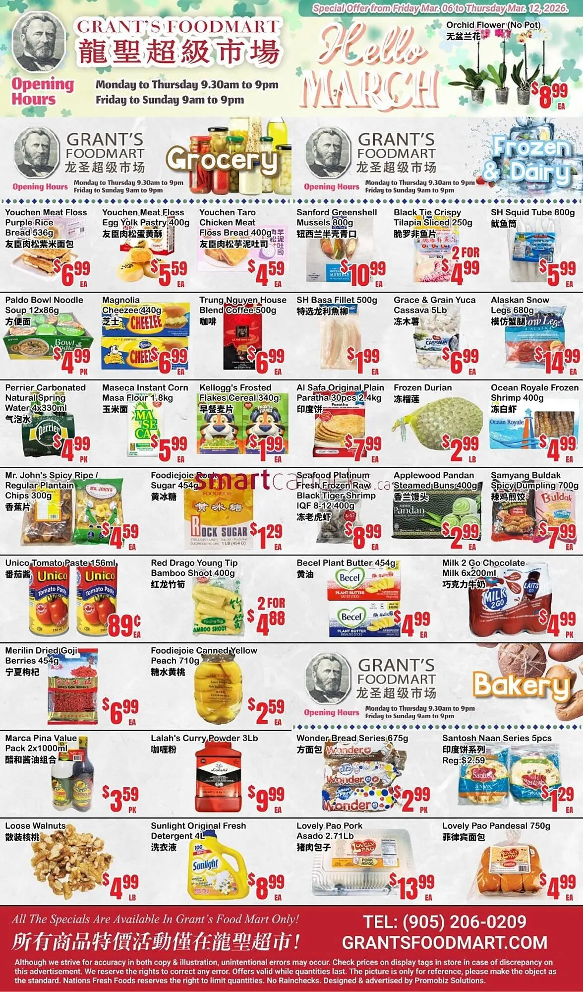 Grants Foodmart flyer - 1