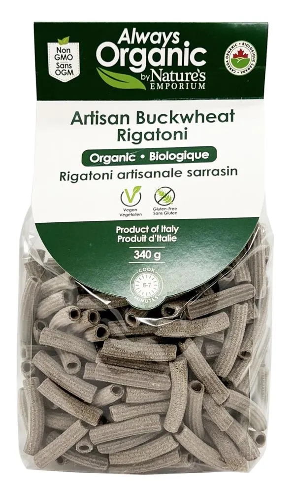 Always Organic Buckwheat Rigatoni GF Org 340g