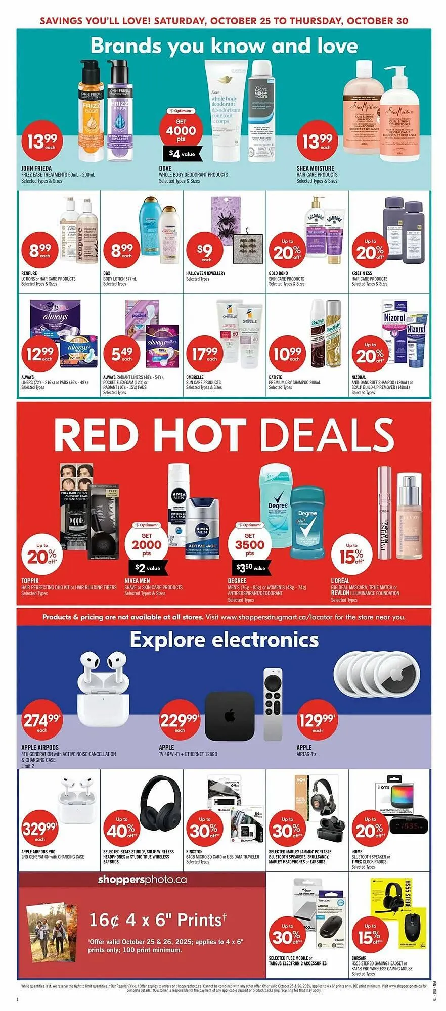 Shoppers Drug Mart flyer from October 25 to October 31 2025 - flyer page 10