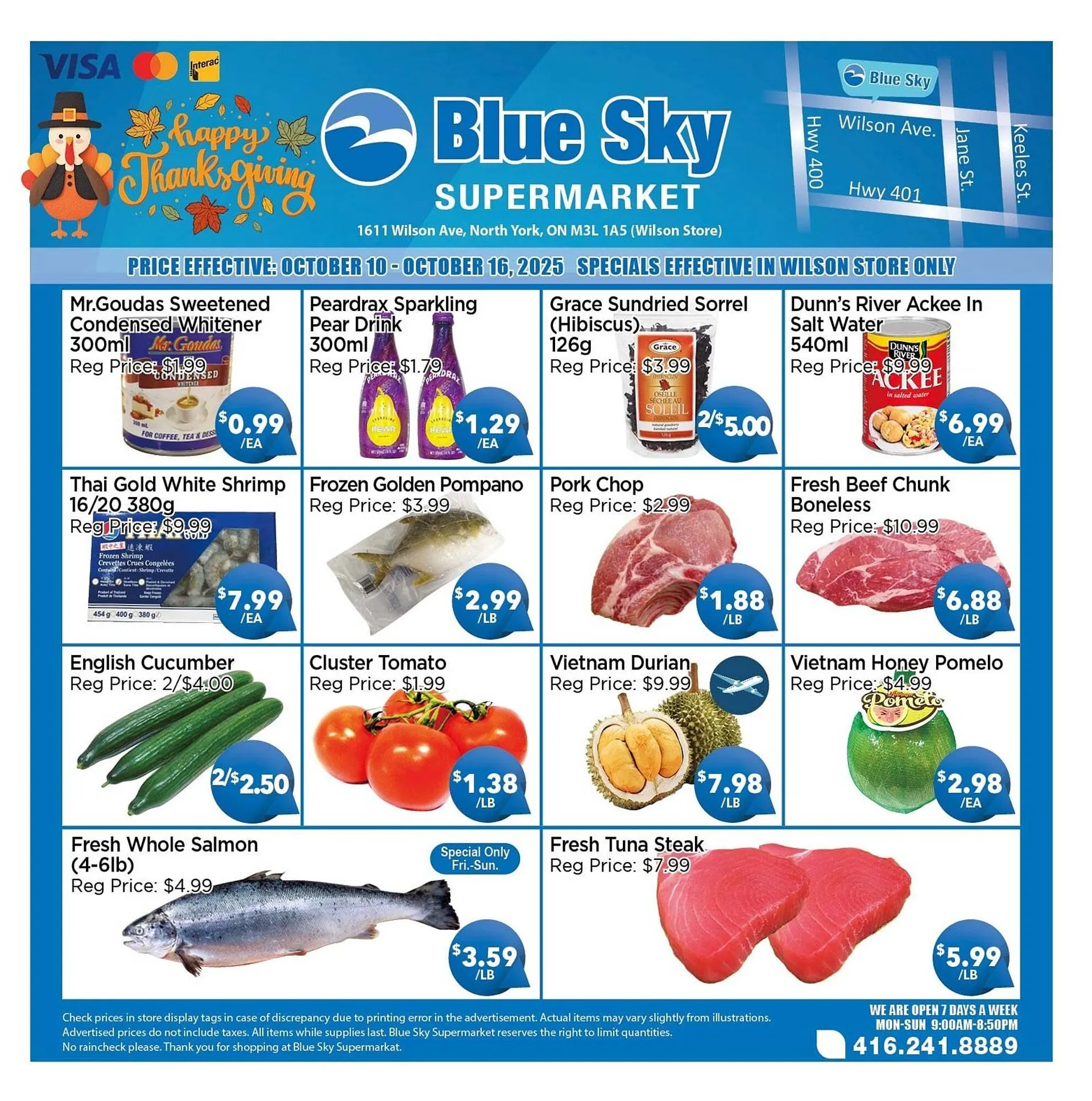 Blue Sky Supermarket flyer - 1