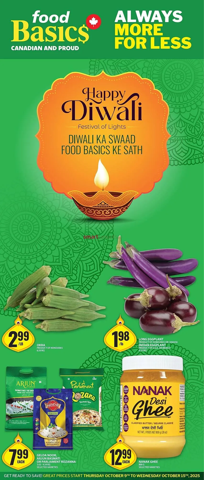 Food Basics flyer from October 9 to October 15 2025 - flyer page 1