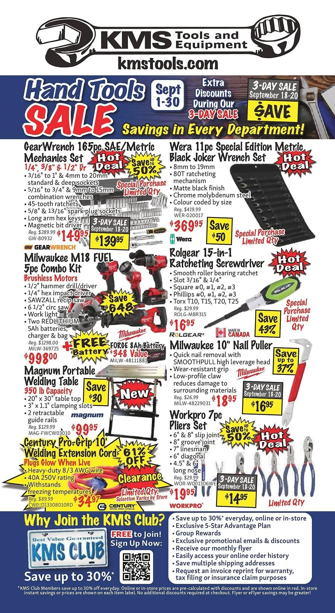 KMS Tools flyer from September 1 to September 15 2025 - flyer page 48