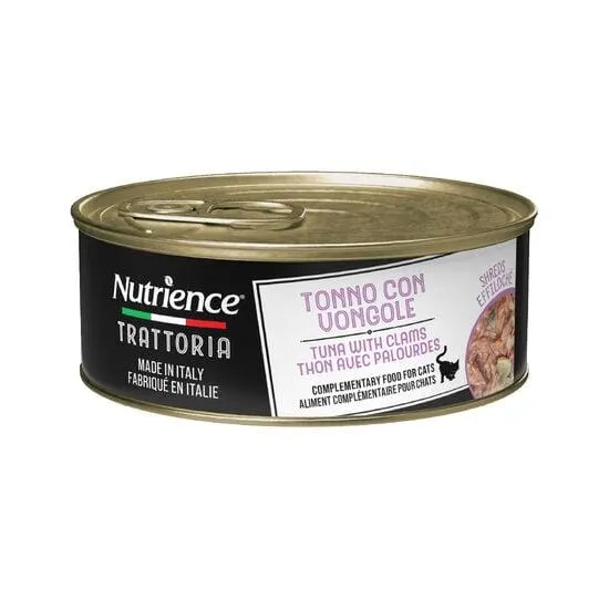 Trattoria Wet Food Tuna with Clams for Cats, 70 g