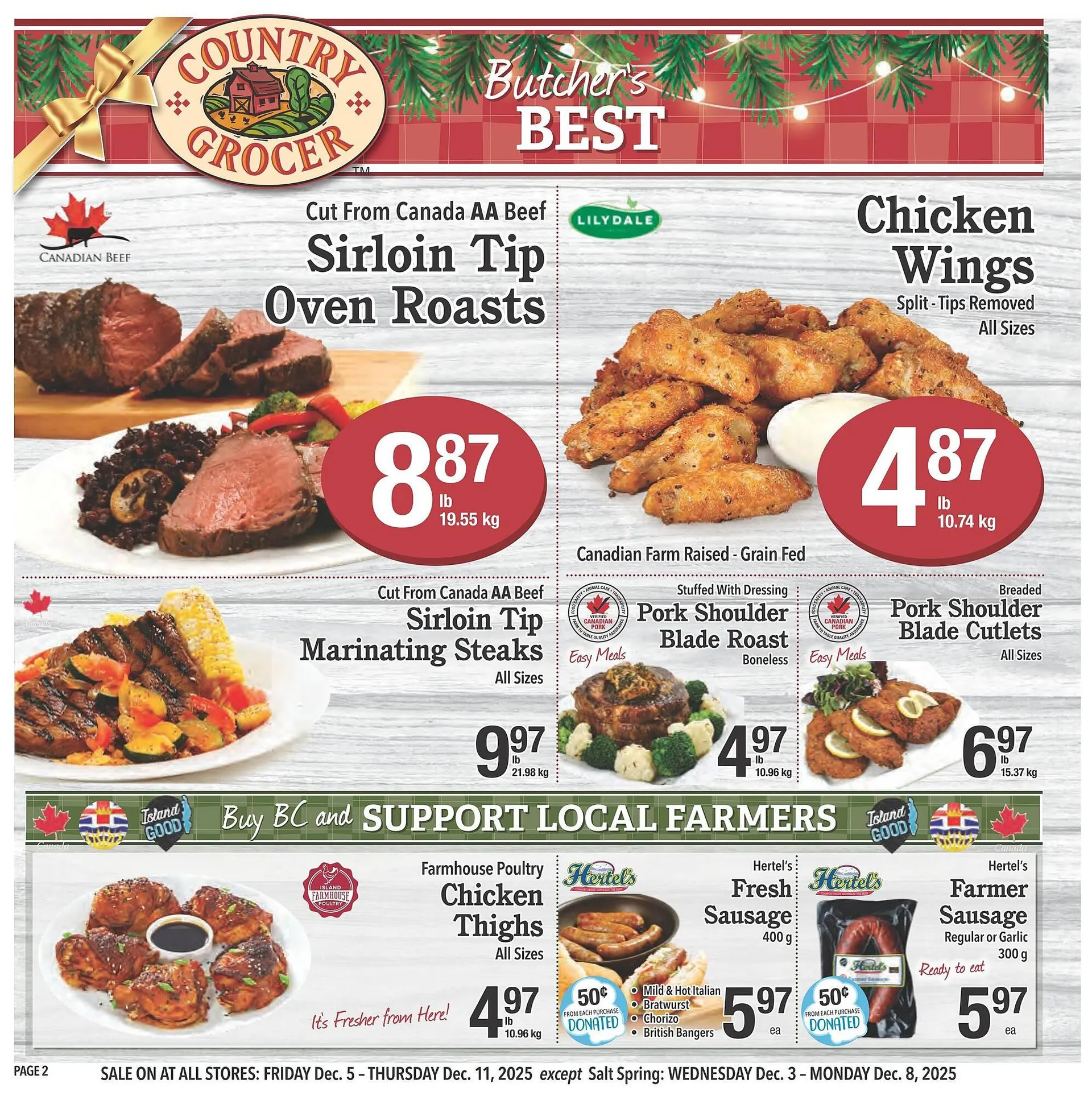 Country Grocer flyer from December 4 to December 10 2025 - flyer page 2