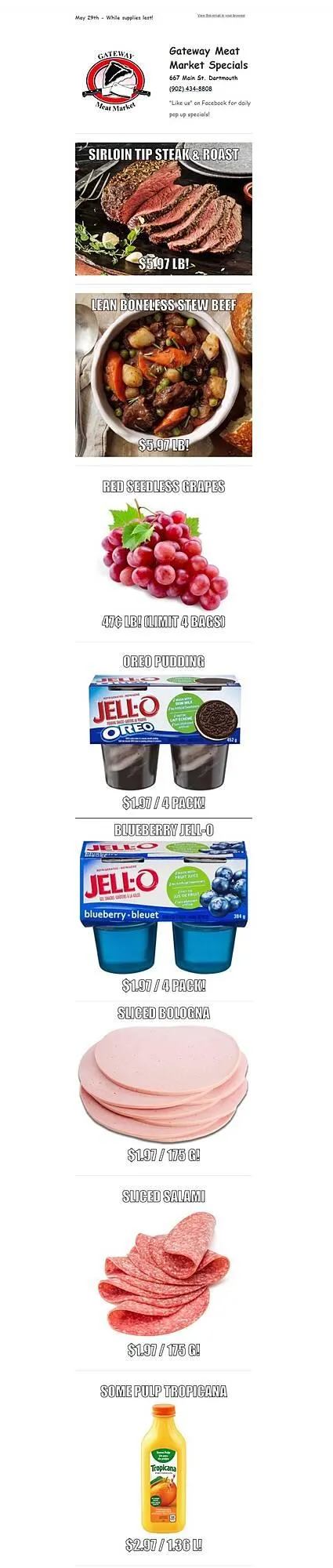 Grocery Gateway flyer - 1