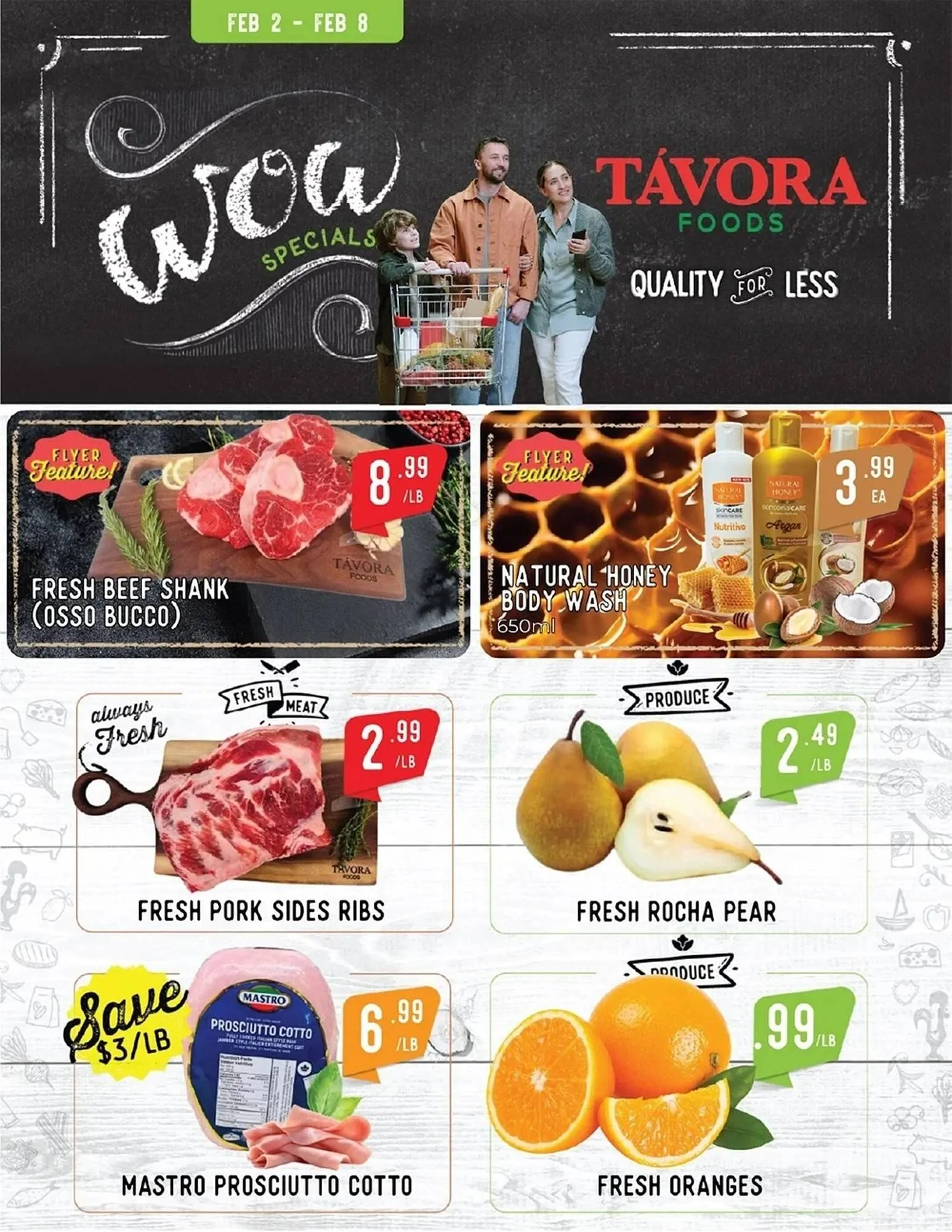Tavora Foods flyer from February 2 to February 8 2026 - flyer page 1