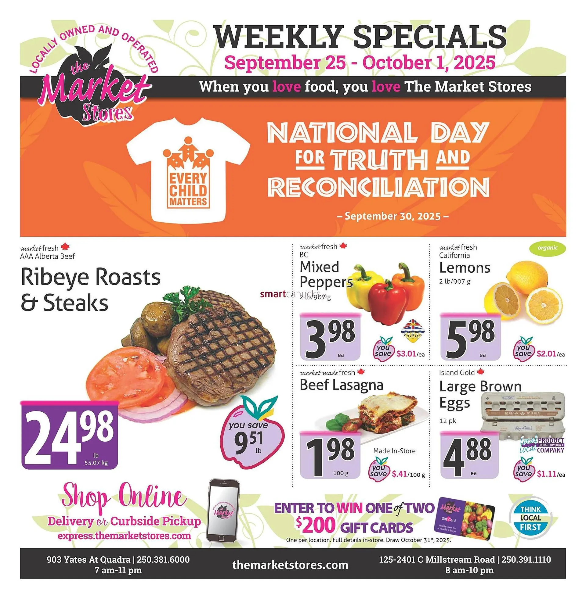 The Market Stores flyer from September 25 to October 1 2025 - flyer page 1