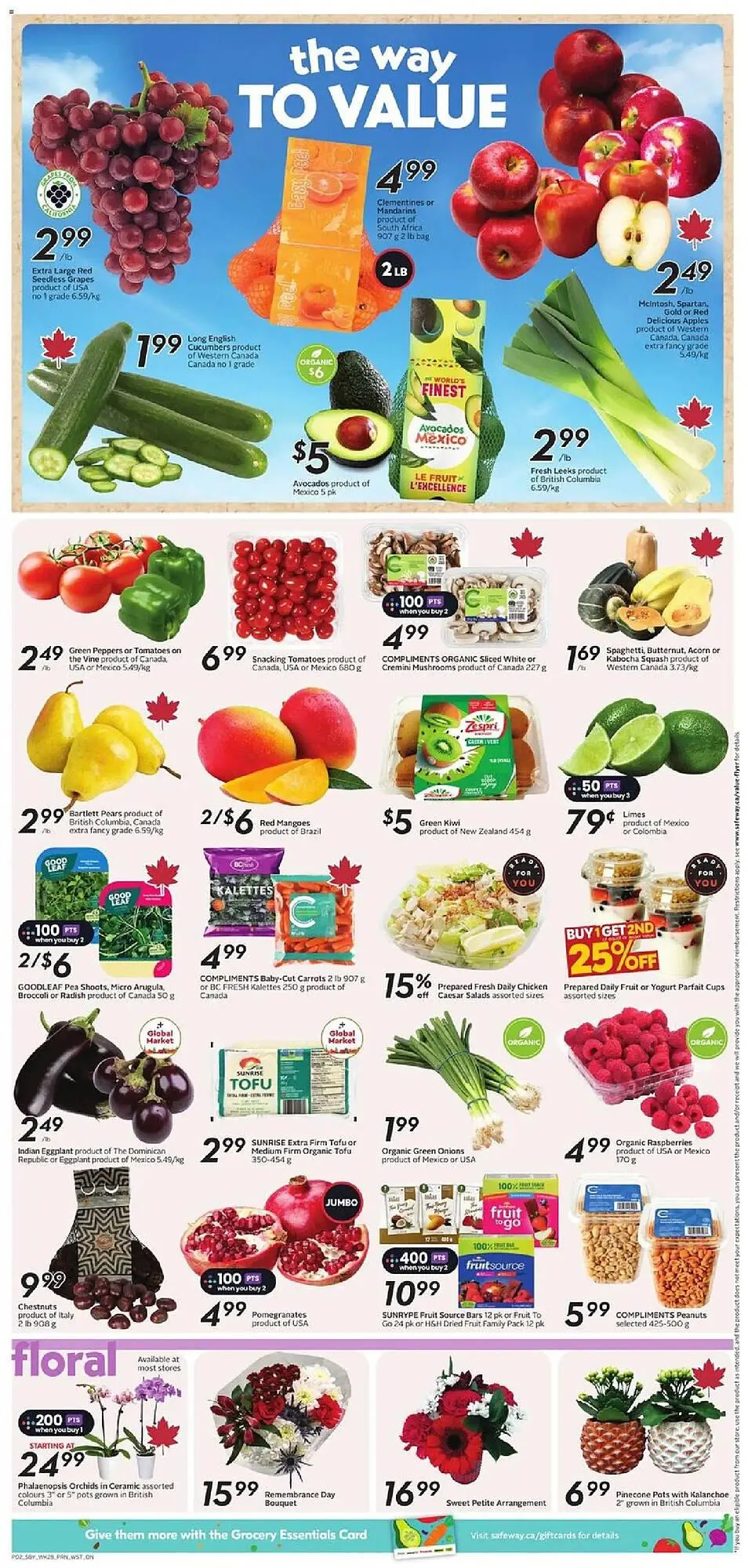 Safeway flyer from November 6 to November 12 2025 - flyer page 5