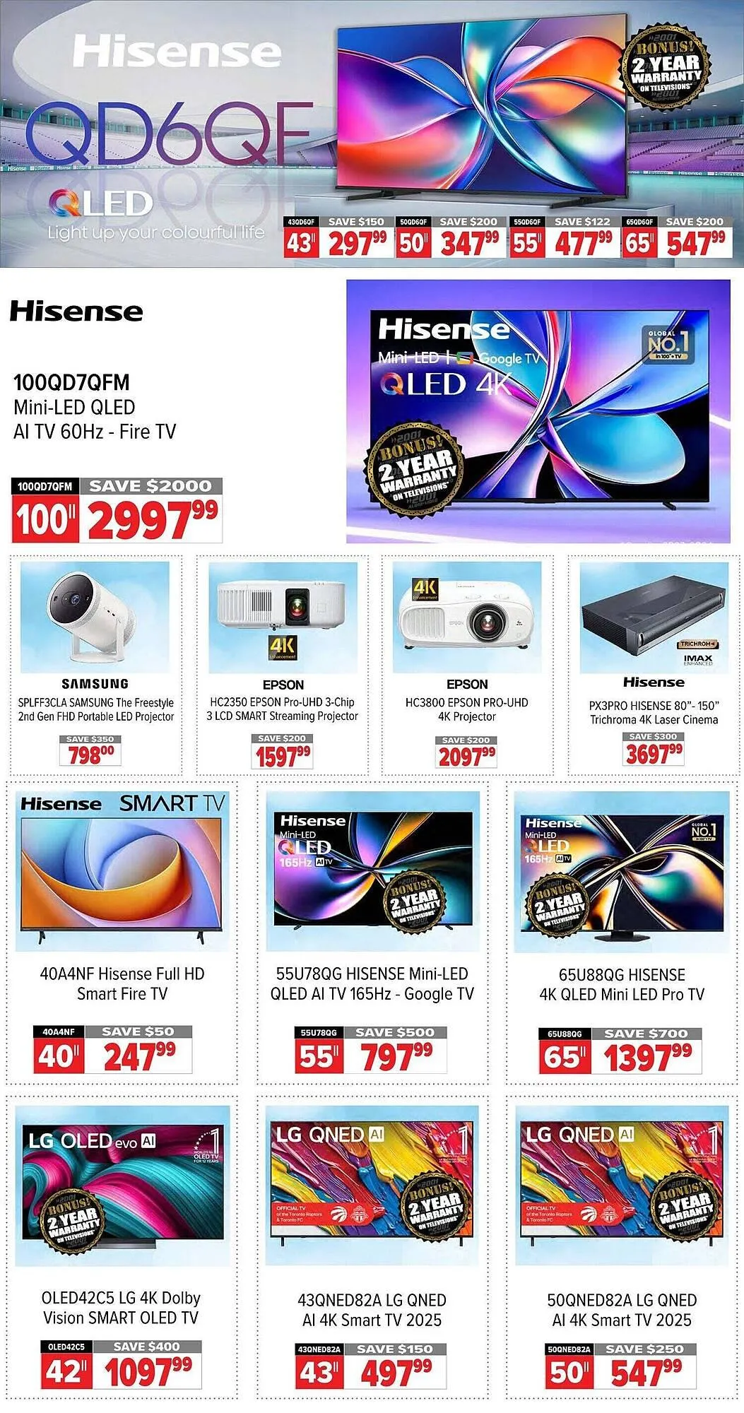 2001 Audio Video flyer from March 6 to March 19 2026 - flyer page 2