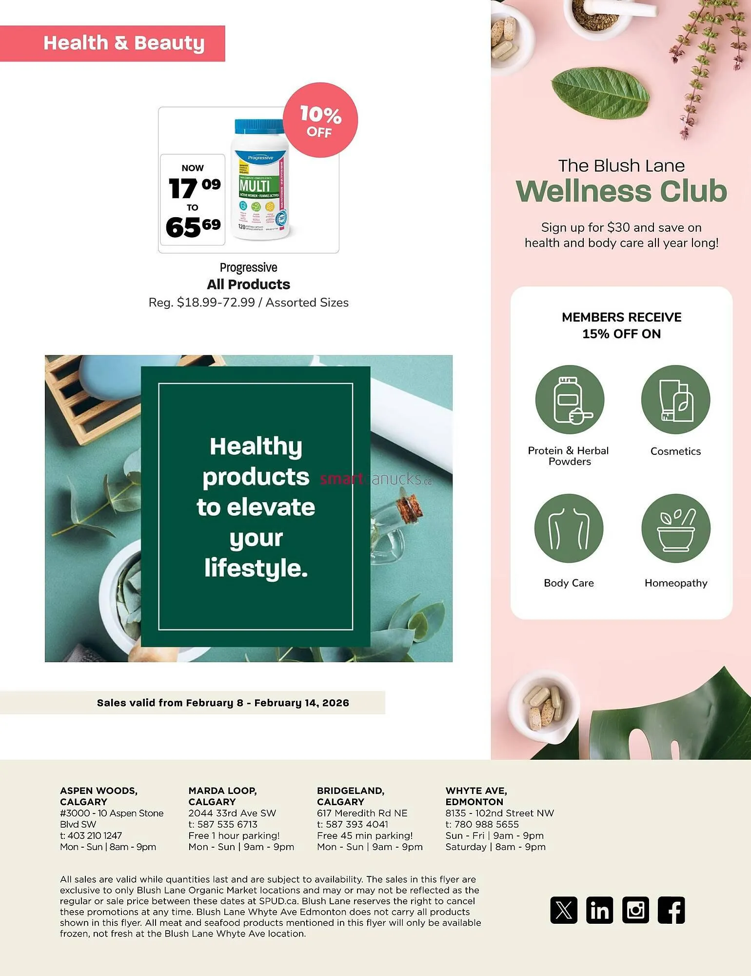 Blush Lane Organics flyer from February 8 to February 14 2026 - flyer page 5