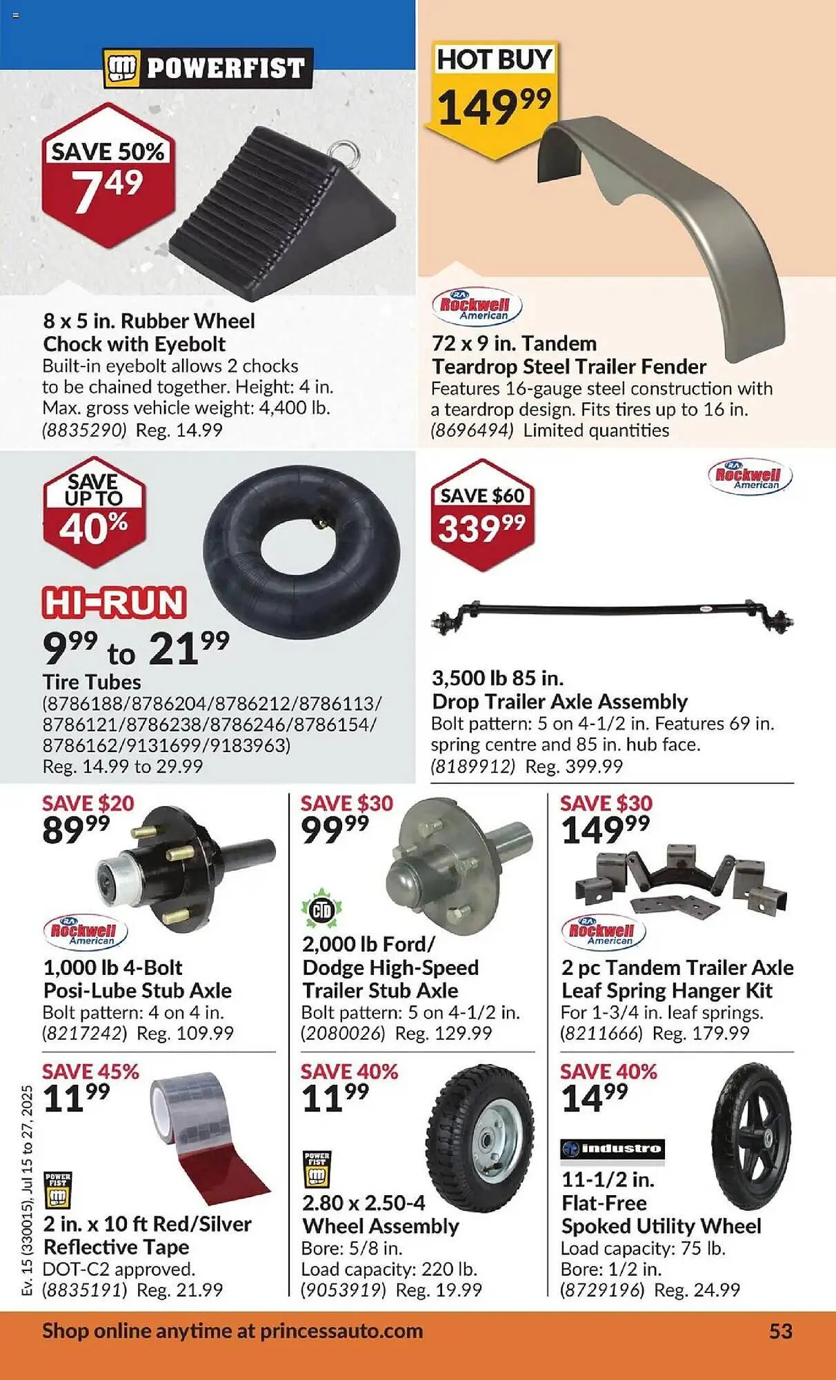 Princess Auto flyer from July 15 to July 27 2025 - flyer page 59