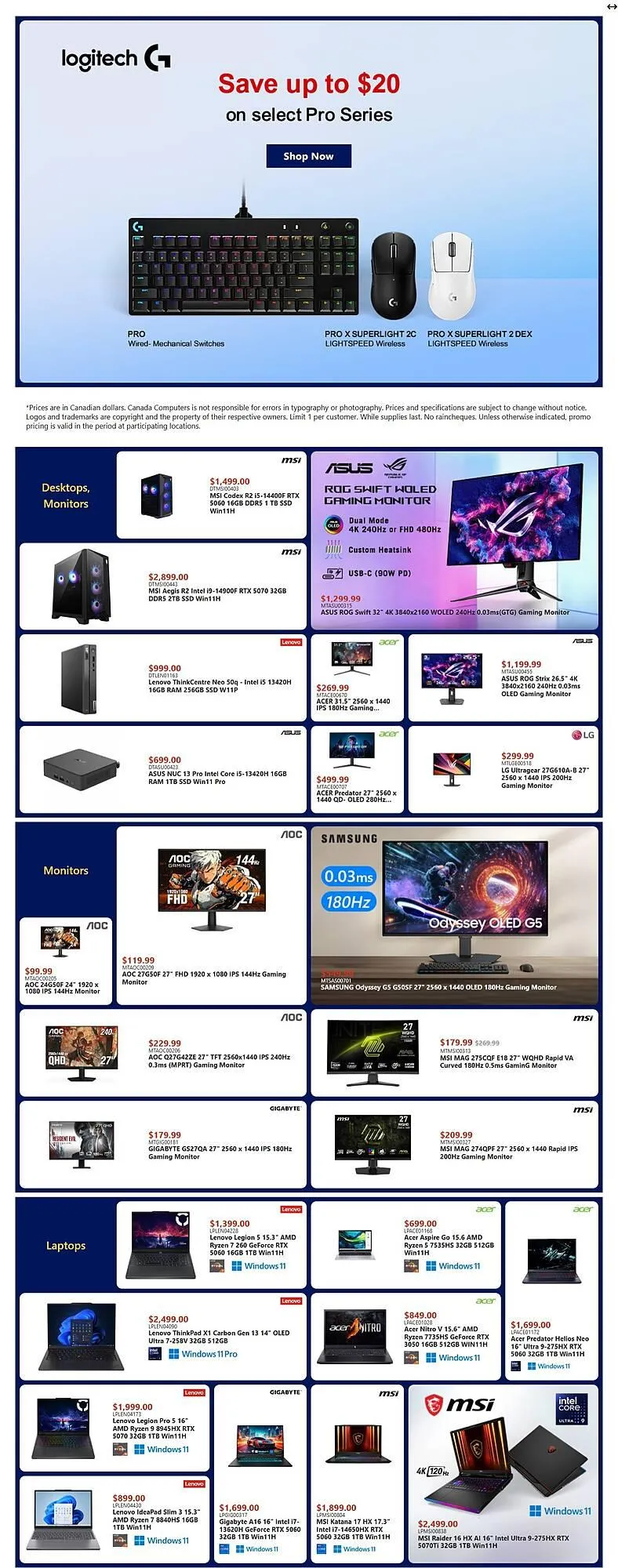 Canada Computers flyer from March 13 to March 19 2026 - flyer page 1