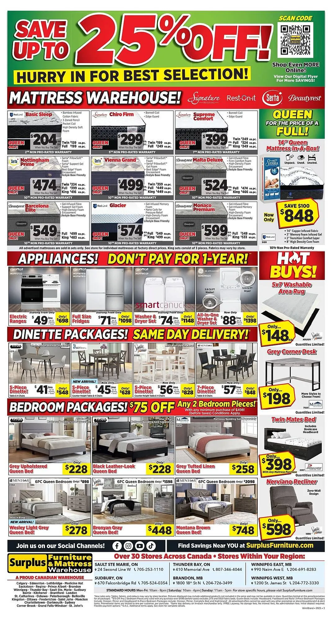 Surplus Furniture flyer from September 24 to September 30 2025 - flyer page 2