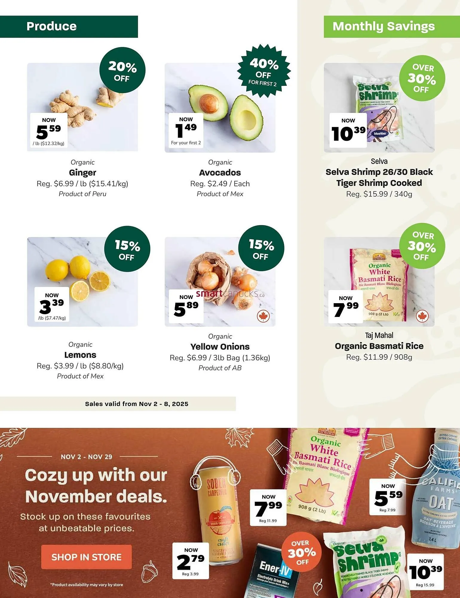 Blush Lane Organics flyer from November 2 to November 30 2025 - flyer page 2