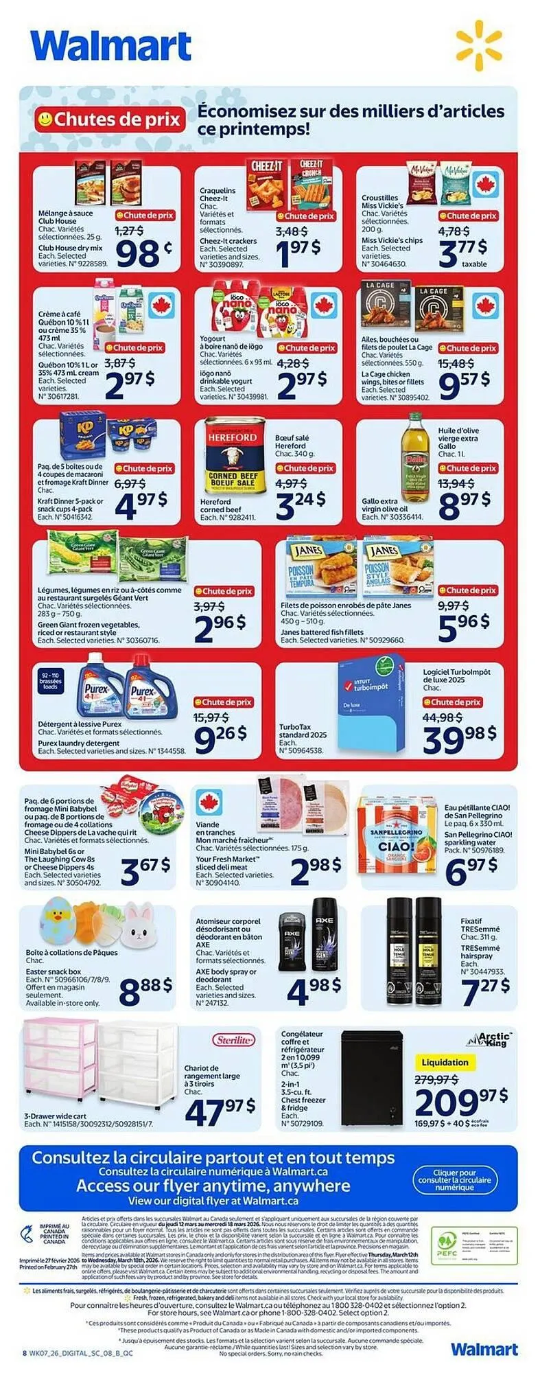 Walmart flyer from March 12 to March 18 2026 - flyer page 2