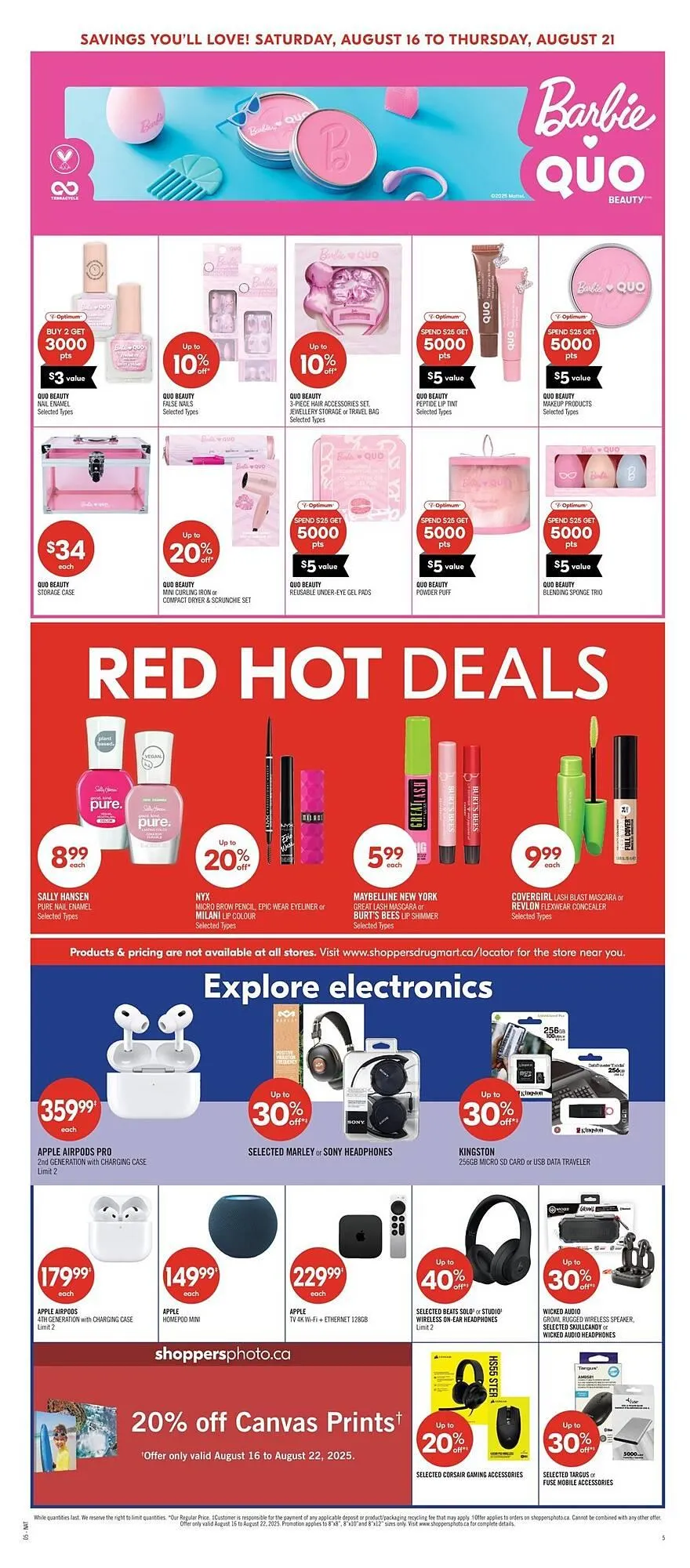 Shoppers Drug Mart flyer from August 14 to September 24 2025 - flyer page 8