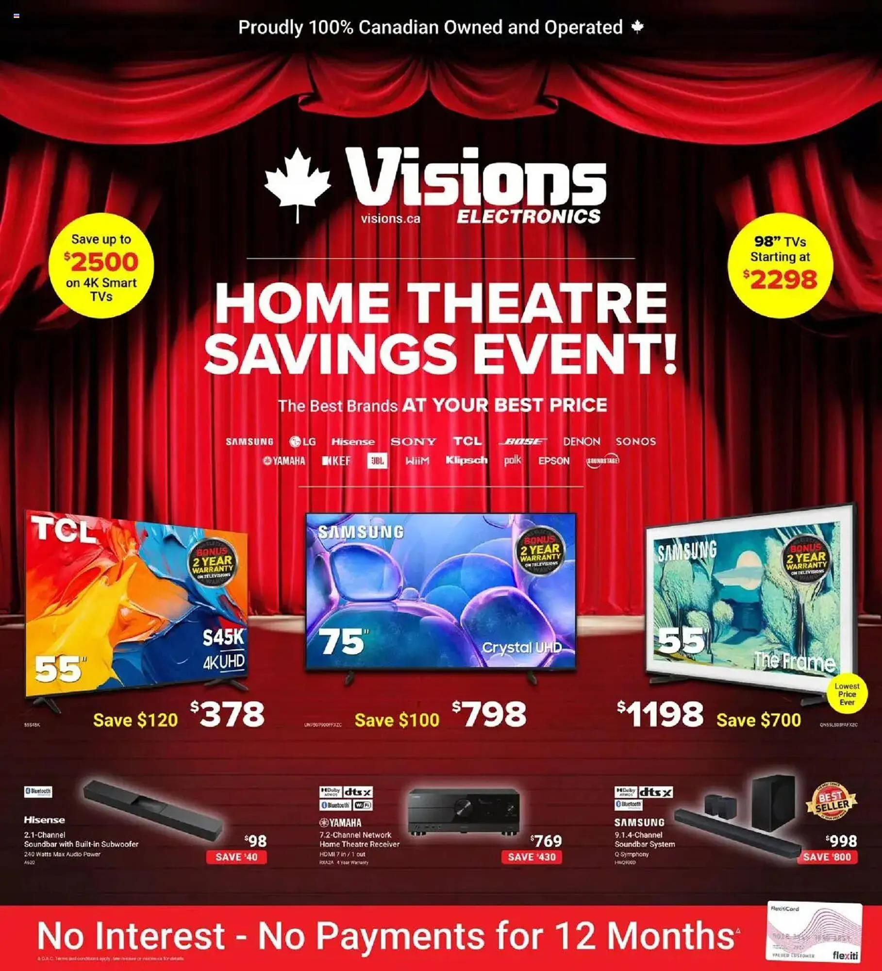 Visions Electronics flyer from October 10 to October 17 2025 - flyer page 1