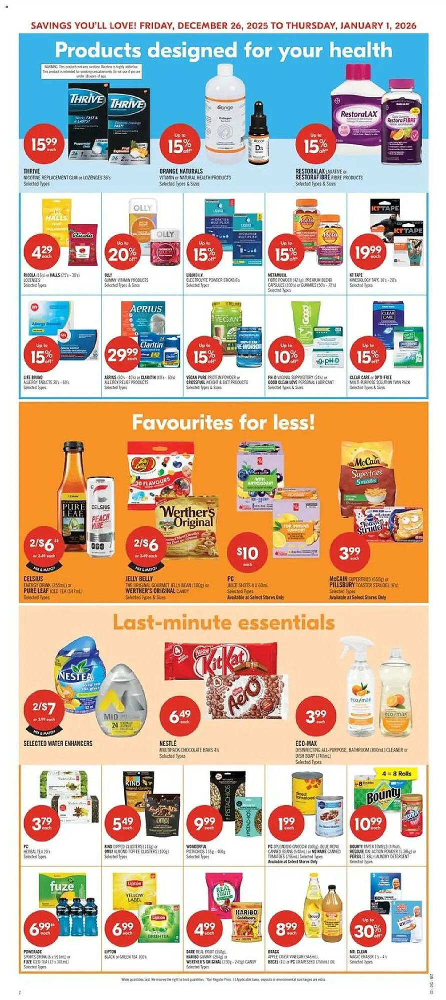 Shoppers Drug Mart flyer from December 26 to January 1 2026 - flyer page 13