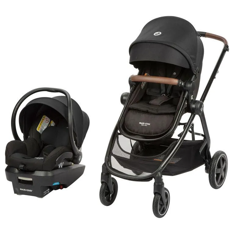 Maxi Cosi Zelia Max 5-in-1 Modular Travel System - Basalt Black