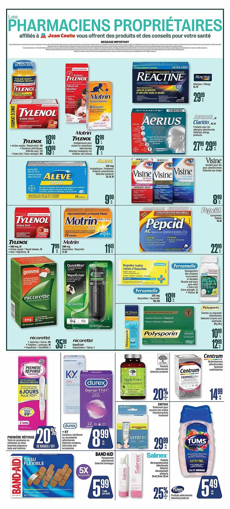 Jean Coutu flyer from July 31 to August 7 2025 - flyer page 4