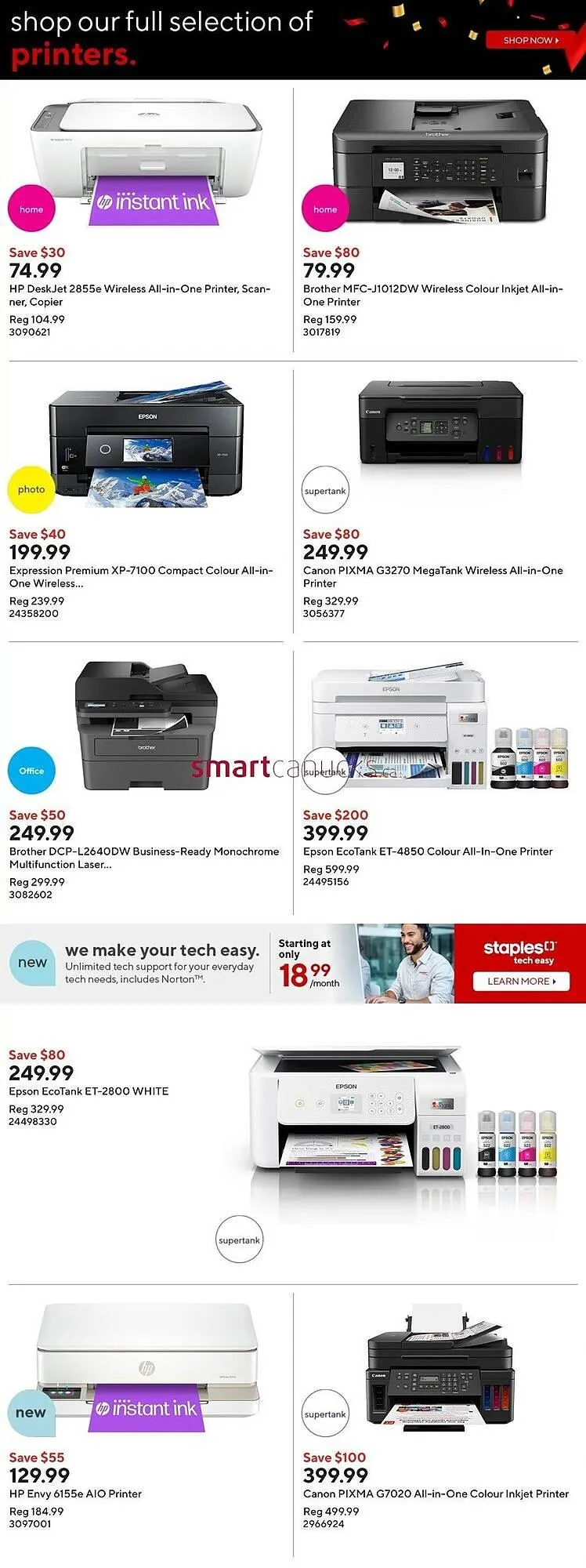 Staples flyer from November 1 to November 7 2024 - flyer page 17