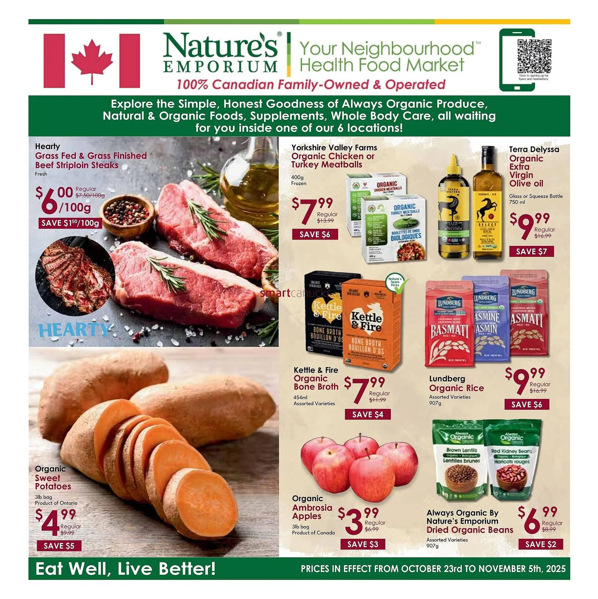 Nature's Emporium flyer from October 23 to November 5 2025 - flyer page 1