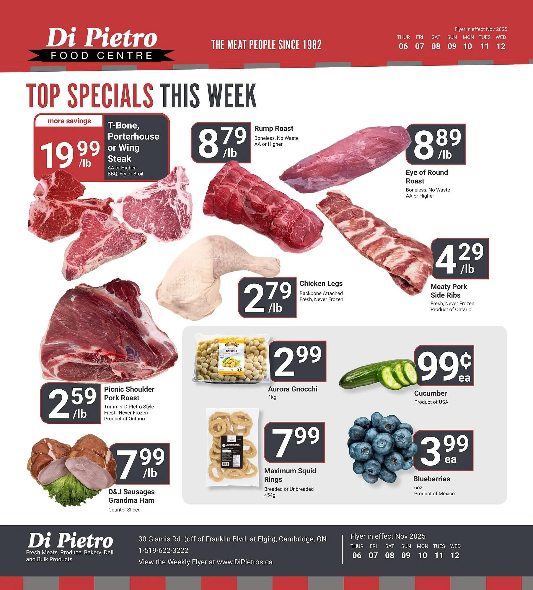 Di Pietro flyer from November 6 to November 12 2025 - flyer page 1