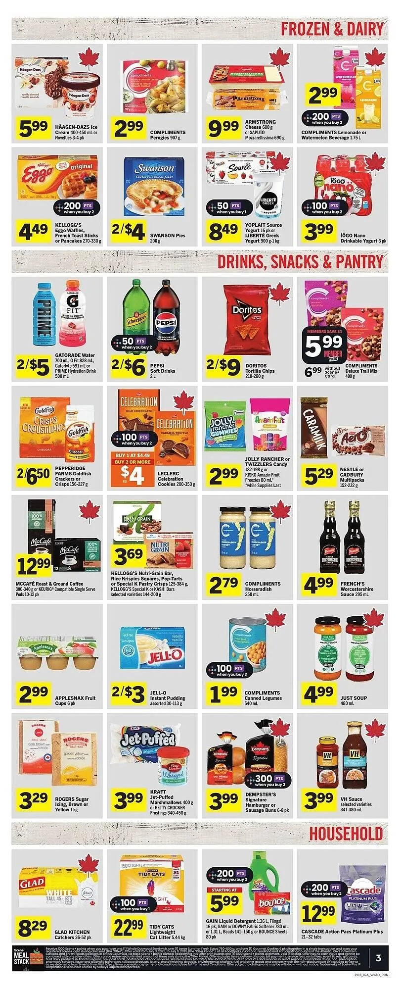 IGA flyer from July 3 to July 16 2025 - flyer page 4