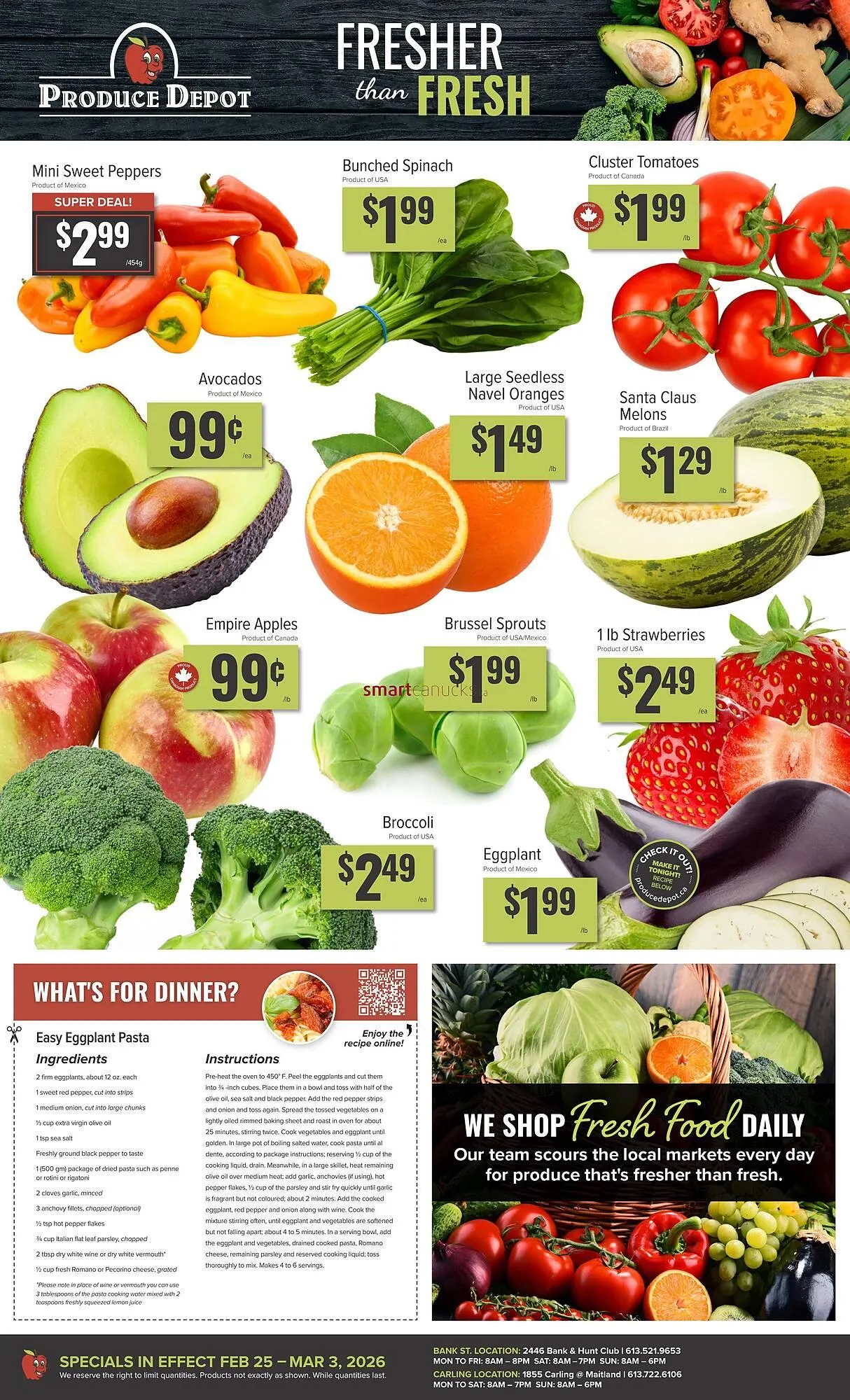 Produce Depot flyer from February 25 to March 3 2026 - flyer page 1