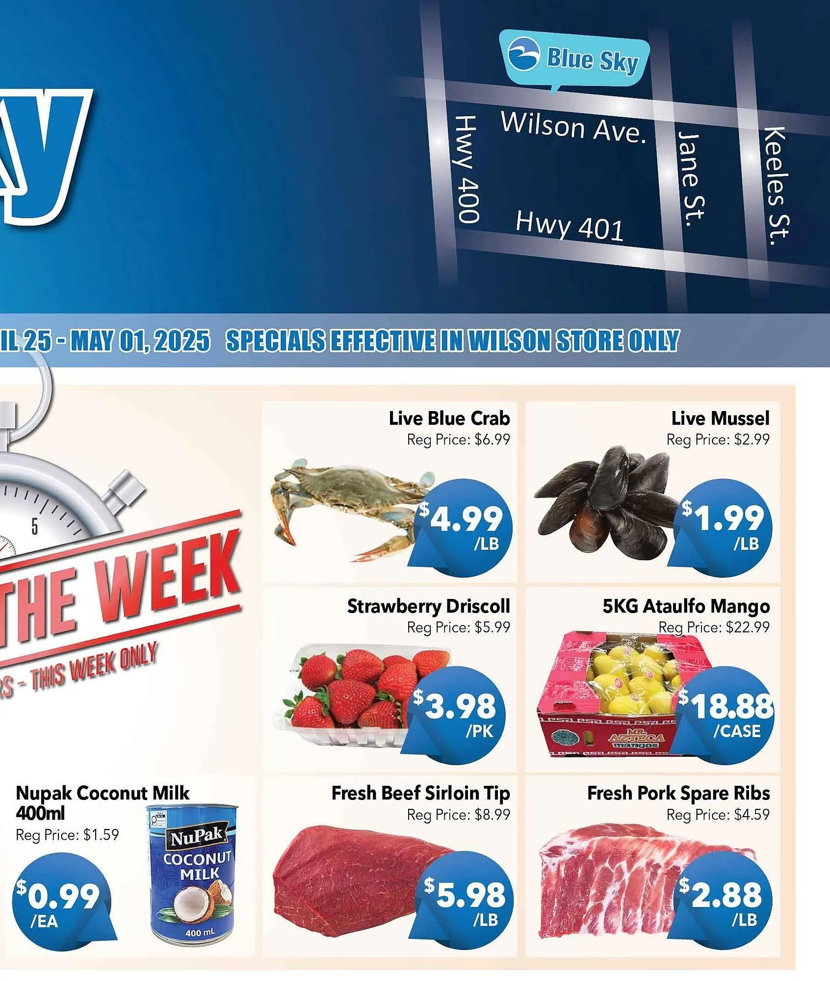 Blue Sky Supermarket flyer from April 25 to May 1 2025 - flyer page 2