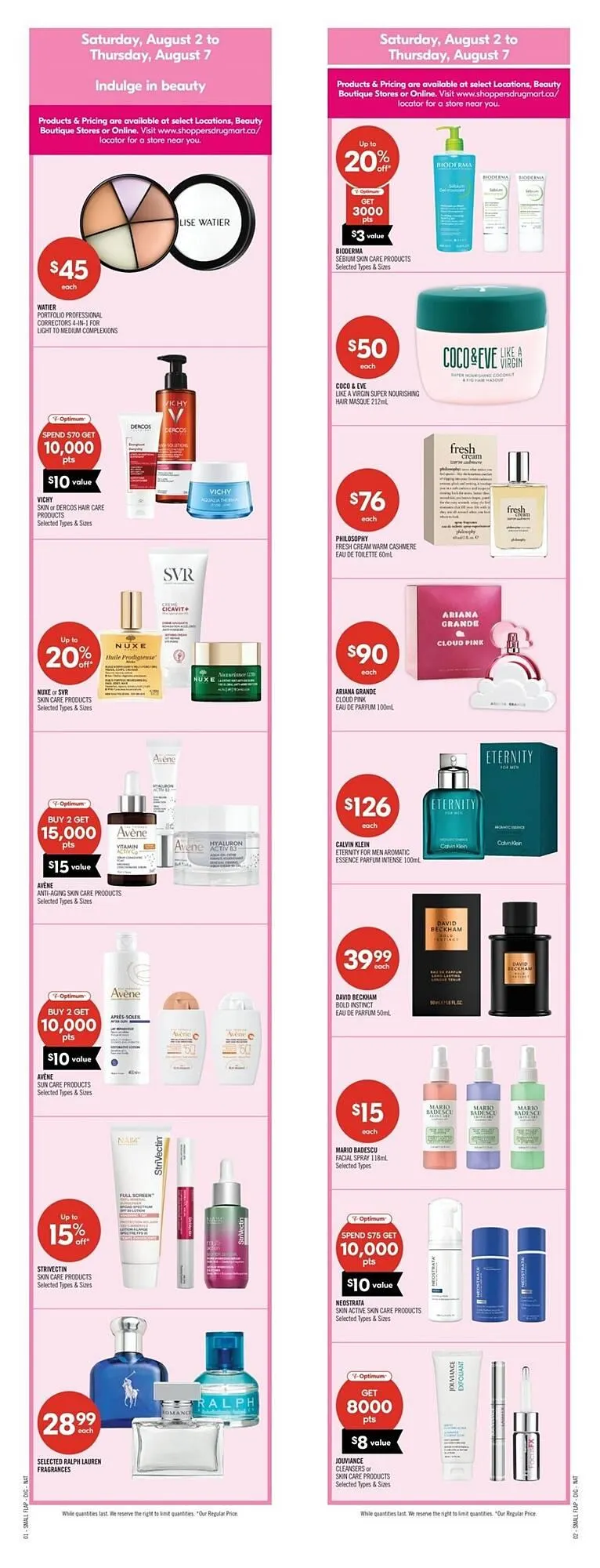 Shoppers Drug Mart flyer from August 1 to August 7 2025 - flyer page 2
