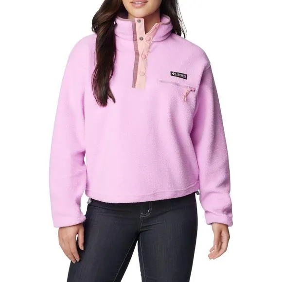 Helvetia - Women's Half-Snap Polar Fleece Sweater