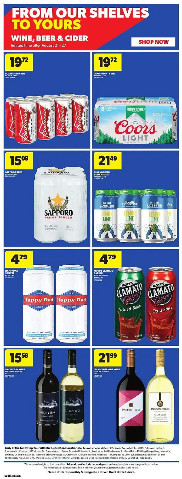 Atlantic Superstore flyer from August 21 to August 27 2025 - flyer page 23