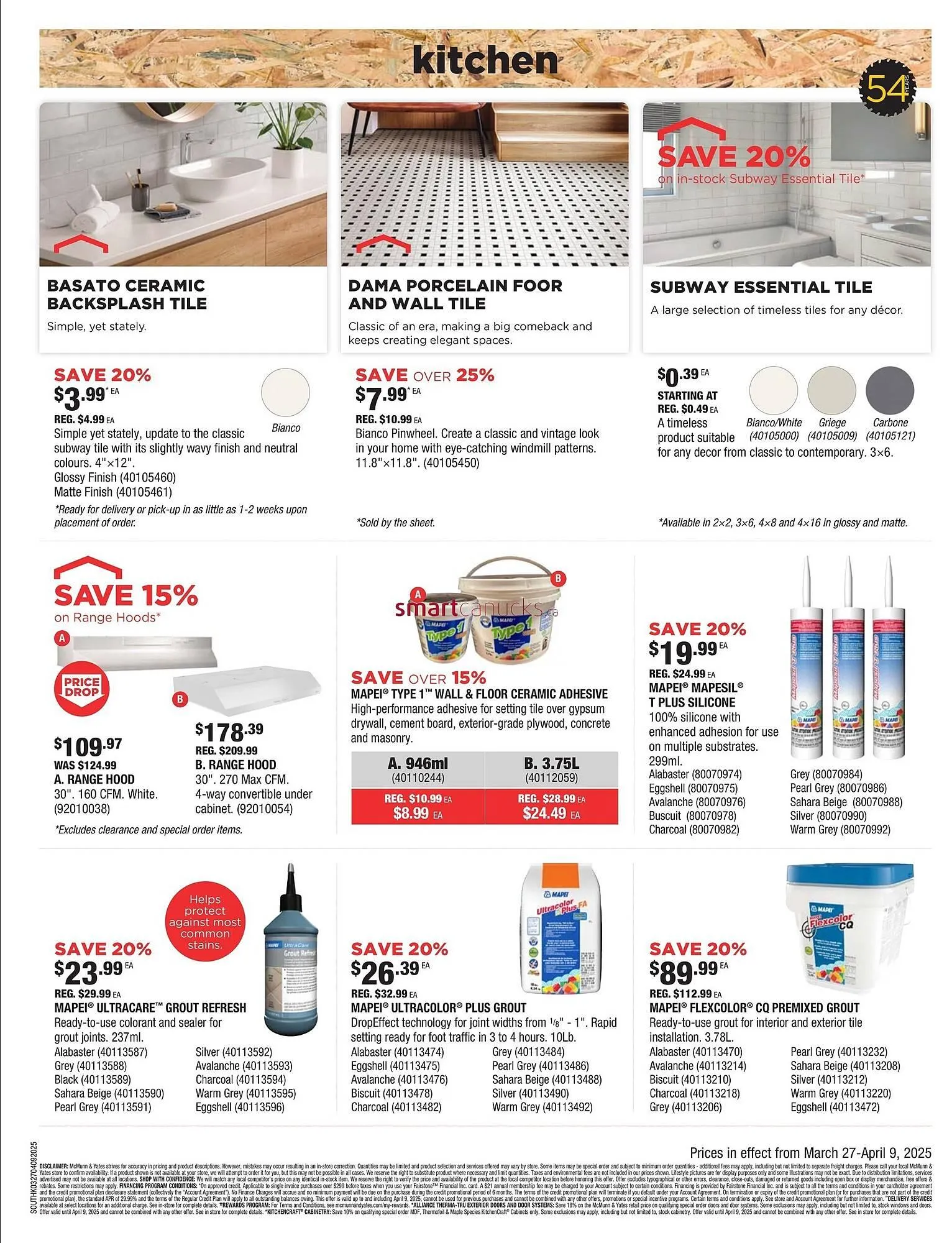 McMunn & Yates Building Supplies flyer from March 28 to April 3 2025 - flyer page 17