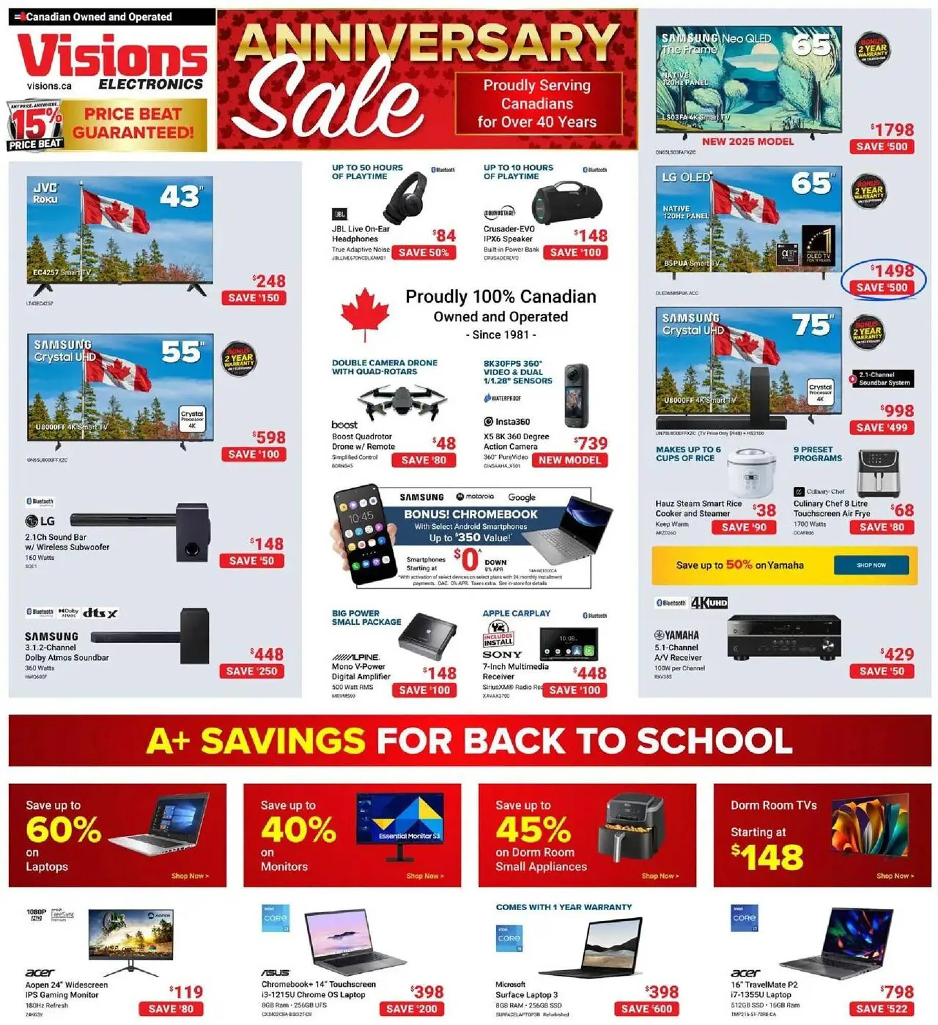 Visions Electronics flyer - 1