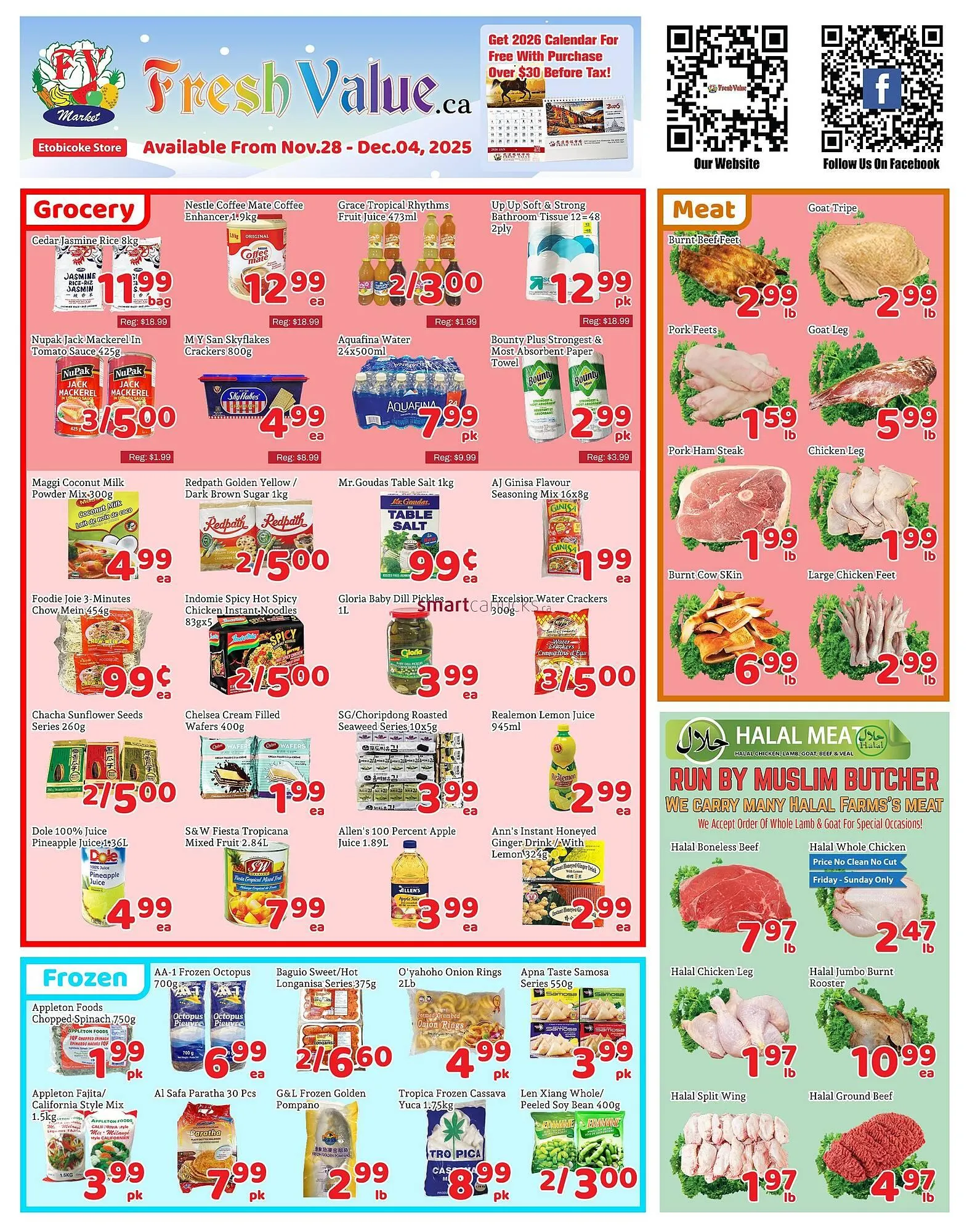 Fresh Value flyer from November 28 to December 4 2025 - flyer page 1