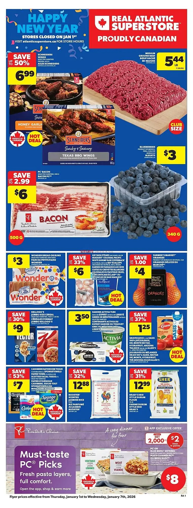 Real Canadian Superstore flyer from January 1 to January 7 2026 - flyer page 3